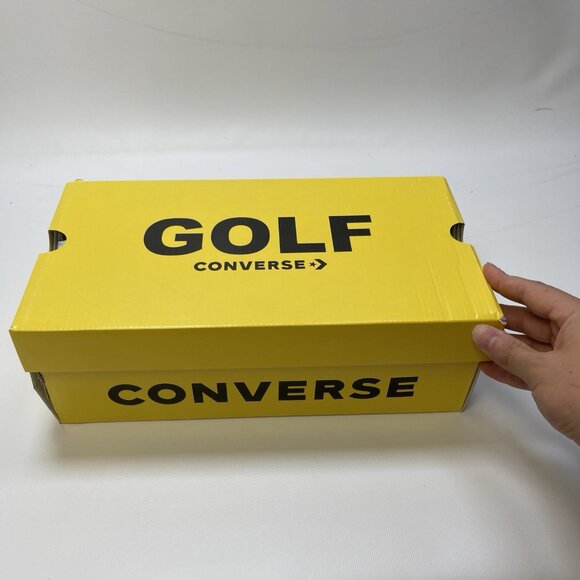 Converse x GOLF le FLEUR One Star Slip Pro Shoes Slip-On Black Women Sz 9 NEW - Picture 10 of 15